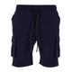 Stoffhose URBAN CLASSICS "Herren Drawstring Cargo Shorts" Gr. L, US-Größen, blau (navy) Herren Hosen Stoffhosen