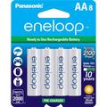 Panasonic eneloop AA Rechargeable Ni-MH Batteries (2000mAh, Pack of 8) BK-3MCCA8BA