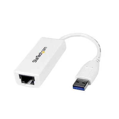 StarTech USB 3.0 to Gigabit Ethernet NIC Network Adapter (White) USB31000SW