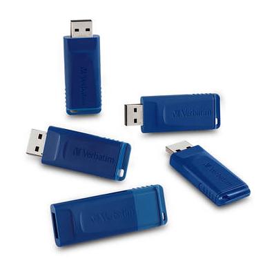 Verbatim 16GB USB Flash Drive (Blue, 5-Pack) 99810