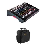 Allen & Heath ZEDi-10FX Hybrid Mixer/USB Interface Kit with Padded Gig Bag AH-ZEDI10FX