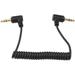 CAMVATE Right-Angle 3.5mm Stereo Audio Coiled Cable C2400