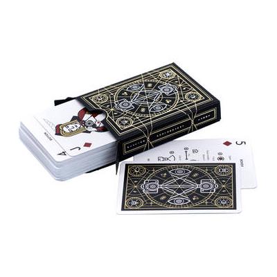 Travel 9To5 Photography Playing Cards (Black, Standard Linen paper) CRD1-BLK