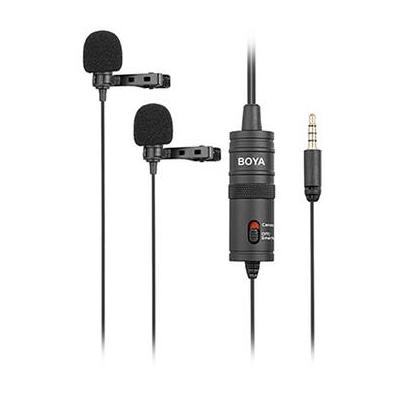 BOYA BY-M1DM Dual Omnidirectional Lavalier Microphone BY-M1DM