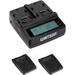 Watson Duo LCD Charger Kit with 2 Battery Adapter Plates for NP-W126 DLCX
