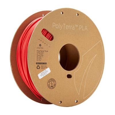 Polymaker 2.85mm PolyTerra PLA Filament (1kg, Lava Red) PM70827