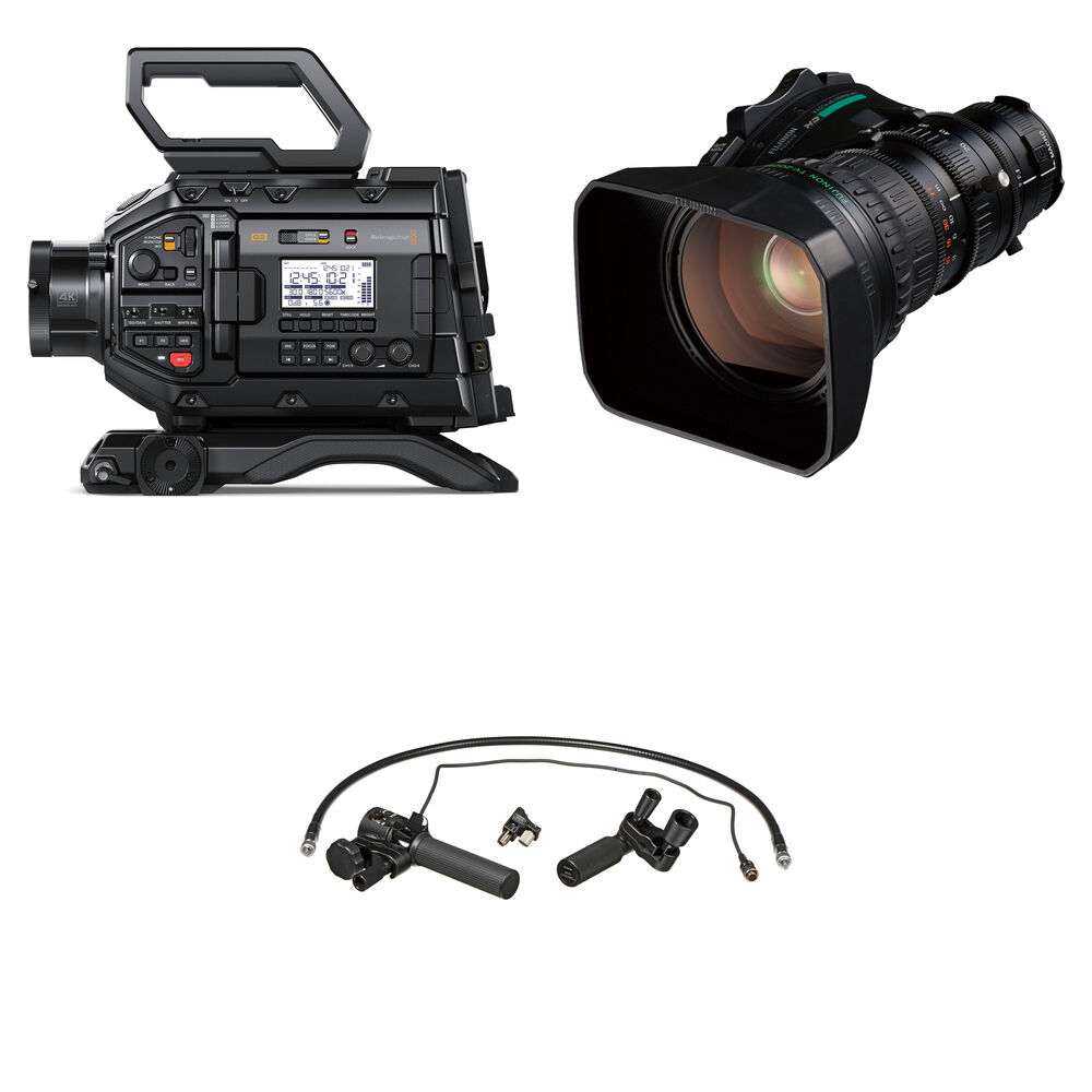 Blackmagic Design URSA Broadcast G2 Camera with Fujinon 8.5-170mm Lens & Zoom/Focus - [Site discount] CINEURSAMWC6KG2-XA20SX8.5BRM-KIT