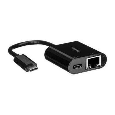 Belkin USB Type-C to Gigabit Ethernet Adapter with Power Delivery (Retail Package) INC001BTBK