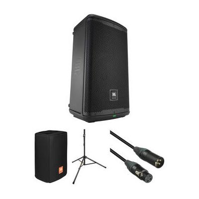 JBL EON710 Powered Speaker Kit with Cover, Stand, ...