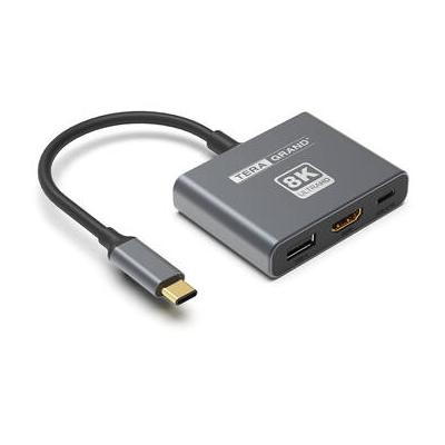 Tera Grand USB-C to USB-A and HDMI 2.1 8K Multiport Adapter USBC-8KHDAC-ADP