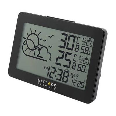 Explore Scientific Large Display Weather Station with Temperature and Humidity WSH4002