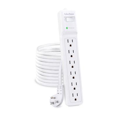 CyberPower B625 Essential 6-Outlet Surge Protector (White) B625