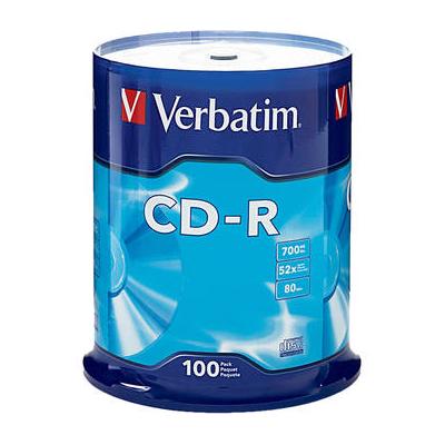 Verbatim CD-R 700MB Disc (100-Pack Spindle) 94554