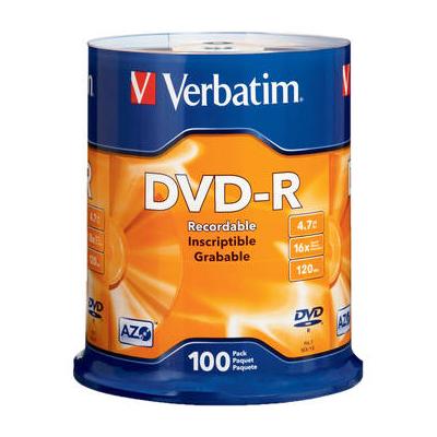 Verbatim DVD-R 4.76GB 16x (100-Pack) 95102