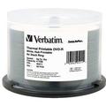 Verbatim DVD-R 4.7GB 16X DataLifePlus, White Thermal Printable, Hub Printable Spindl 95211