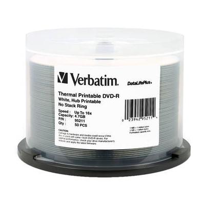 Verbatim DVD-R 4.7GB 16X DataLifePlus, White Therm...