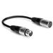 Hosa Technology 5-Pin XLR Male to 3-Pin XLR Female DMX Adapter Cable - 6" DMX-106