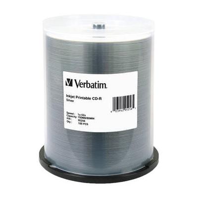 Verbatim CD-R 700MB 52x Write Once Silver Inkjet P...