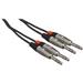 Hosa Technology Pro Dual 1/4" TRS Male to Dual 1/4" TRS Male Stereo Audio Cable (15') HSS-015X2