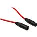 Canare Star Quad XLR Male to XLR Female Microphone Cable (10', Red) CAXMXF10RD