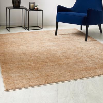 Teppich LUXOR LIVING "Vilnius", rosa (kupfer), B:160cm H:13mm L:230cm, Polyester, Teppiche, Fransenteppich, melierte Optik, weicher Flor, mit Fransen, Wohnzimmer Image