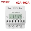 Timer 220V 60A-100A Digital Timer Switch Relay Weekly 7 Days Electronic Programmable Timer