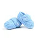 Mode Komfortable Schnalle Baby Schuhe Handmade Stricken Häkeln Booties Krippe Spaziergang Schuhe für