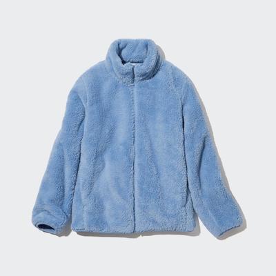Uniqlo - Fluffy Fleece Zipped Jacket - Blue - XXS