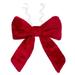 Vickerman 731000 - 12" x 15" Red Faux Fur Bow (L231912) Indoor Christmas Bows