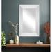 Latitude Run® Maci Eileen Rectangle Wall Mirror in Gray | 33 H x 30 W x 0.75 D in | Wayfair FEA2DE94B5EA43368FE8EA8017E19227