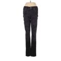 Paige Jeans - Super Low Rise Boot Cut Denim: Gray Bottoms - Women's Size 23 - Indigo Wash