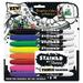 1 PK Sharpie Stained Fabric Markers Medium Brush Tip Assorted Colors 8/Pack (1779005)