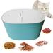 TFCFL Pet Dog Cat Treat Food Storage Container Food Airtight Bucket w/Double Seal Ring Cover