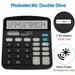 SRstrat Basic Standard Calculator Calculator Standard Function Desktop Calculator Desktop Calculator with Large Display and Sensitive Button for Office School Home & Business Use Black