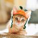 Pet hat 1pc Pet Cape Pet Costume Halloween Hat Pumpkin Hat Pet Hat Pet Clothing