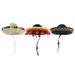 3Pcs Halloween Pet Decorative Hat Mexico Style Hat Pet Halloween Costumes