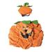 Cute Halloween Pet Costumes - Funny Corduroy Pumpkin Model - Comfortable Dress for Small Dogs Cats Kittens