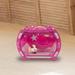 Hamster Carrier Cage Pet Carrier Cage Durable Pet Outgoing Cage with Carrying Handle Pet Travel Carrier Hamster Carry Case for Bunny Hiking Pink