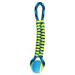 Boss Pet Products US2048-19 Paracord Rope Twisted Tug with Tennis Blue