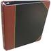 Corporate Records 3 Ring Minute Book: 1/4 Bind Leather Binder 8.5 X 11 100 Round Hole Minute Paper