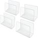 255080 Small Standing File Holder/Sorter Desk Organizer 4-Pack Clear