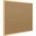 Cork Bulletin Board Framed Corkboard 4 X 3 Message Board Oak Finish Frame (85367)