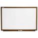 1 PK AbilityOne 7110016305156 SKILCRAFT Quartet Melamine Dry Erase White Board 48 x 36 White Surface Light Brown Oak Frame