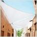 ctslt size order to make 20 x 20 x 28.3 white right triangle sun shade sail canopy mesh fabric uv block - heavy duty - 190 gsm - 3 years warranty (we make size)