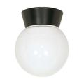 Nuvo Lighting 77/153 1 Light 6 Wide Outdoor Semi-Flush Globe Ceiling Fixture - Bronzotic