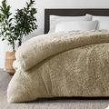 Shaggy Fleece Duvet Cover Twin/Twin Extra Long Size - Plush Duvet Cover - Super Soft & Luxury - Hidden Zipper Closure - All Season Bedding Duvet Cover (Twin/Twin XL Sand)