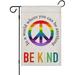 Be Kind Garden Flag Double Sided 12x18 Small Vertical Double Sided for Porch Yard Lawn Decorations