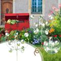 Solar Wind Rota-tor With Metal Garden Stake Outdoor Wind Catcher Courtyard Terrace Holiday Decoration Bron-ze Solar Iron Windmill