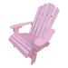 Adirondack Chair for Kids BTMWAY Wooden Patio Furniture Set Children Adirondack Chair Outdoor Lounge Chairs for Yard Garden and Patio Kids Adirondack Chair with Natural Finish Pink