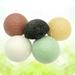 5PCS Konjac Sponge Facial Cleansing Sponges Great for Sensitive Oily Prone Skin ï¼ˆBlack + Green + Yellow + Cream + Red)